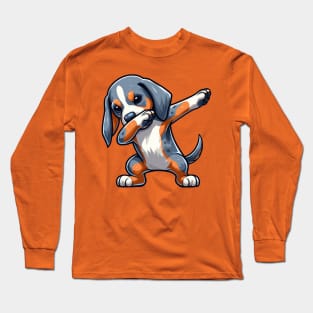 Dabbing Bluetick Coonhound Puppy Long Sleeve T-Shirt